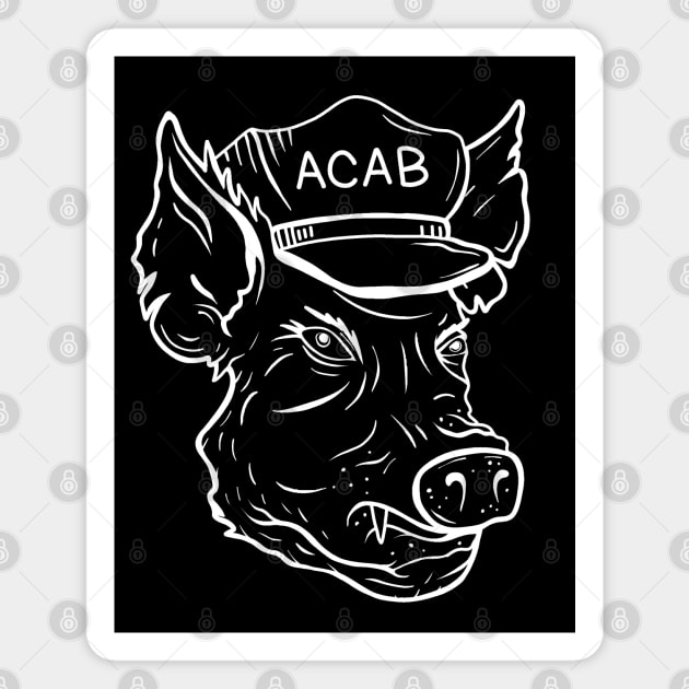 ACAB Pig Magnet by valentinahramov